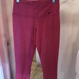 Nike pink Capri workout leggings
